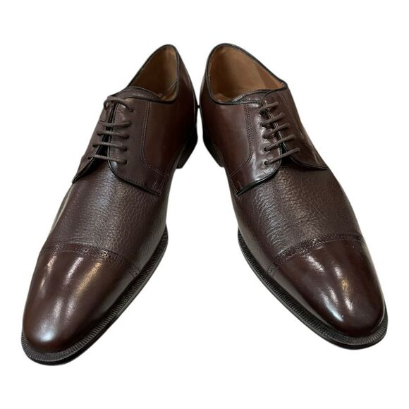 New Mezlan E6827 Brown Leather Men\'s Oxford Lace-up Dress Shoes 10 main image 6